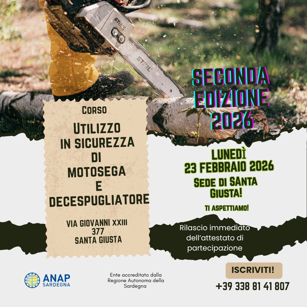 UTILIZZO IN SICUREZZA DELLA MOTOSEGA E DEL DECESPUGLIATORE